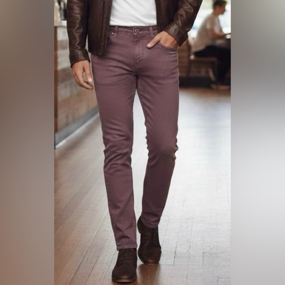 SWET salmon colored most comfortable pants, 86/14% cotton/polyester blend, 34x32